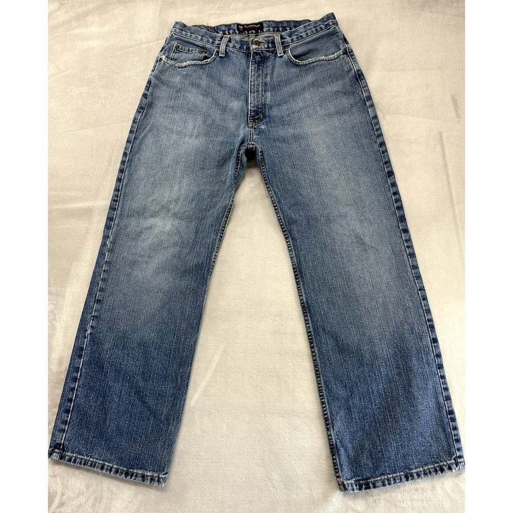 VTG Polo Jeans Co Ralph Lauren Woodrow Jean Men 33x30 Fit (30x28)Blue Straight